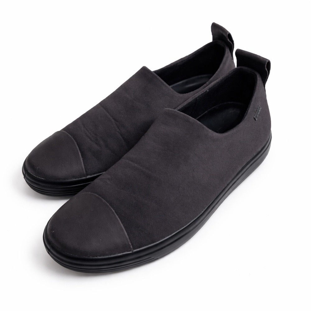 ECCO Gore Tex Slip On Shoes Womens 9 EU 40 Black Waterproof Comfort Walking - Picture 2 of 9